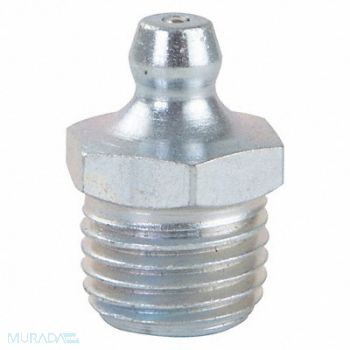 WESTWARD Grease Fitting Straight Stl 7/8 L PK5, 52NZ34