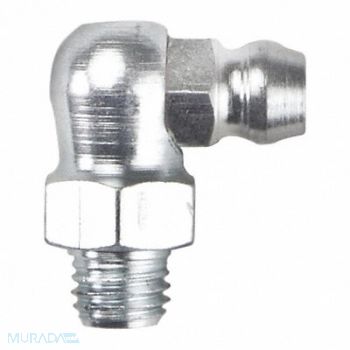 WESTWARD Grease Fitting 90 Deg Stl 49/64 L PK10, 52NZ48