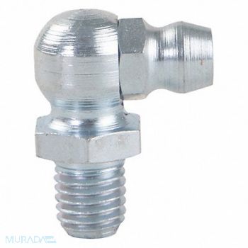 WESTWARD Grease Fitting 90 Deg Stl 53/64 L PK10, 52NZ54