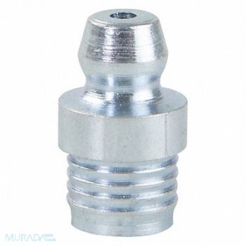 WESTWARD Grease Fitting Straight Stl 5/8 L PK10, 52NZ55