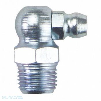 WESTWARD Grease Fitting 90 Deg Stl 27/32 L PK10, 52NZ59
