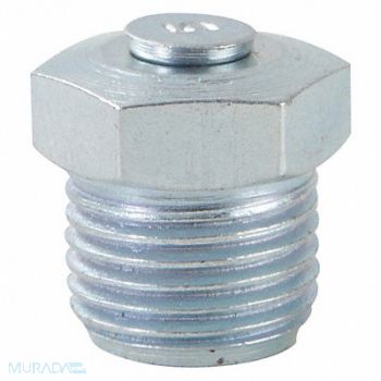WESTWARD Grease Fitting Straigth Stl 1/2 L PK10, 52NZ75