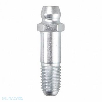 WESTWARD Grease Fitting Straight Stl 1-1/8 L PK10, 52NZ77