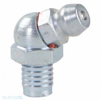 WESTWARD Grease Fitting 30 Deg Stl 49/64 L PK10, 52NZ80