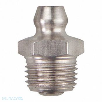 WESTWARD Grease Fitting Straight SS 21/32 L PK10, 52NZ85