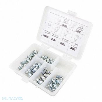 WESTWARD Grease Fitting Kit No Pieces 48 PK48, 52NZ89