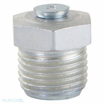 WESTWARD Fitting Stl 1/8 -27 Thread Size PK10, 52PA02