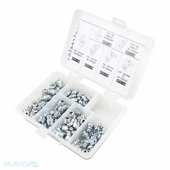 WESTWARD Grease Fitting Kit No Pieces 96 PK96, 52PA12