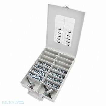 WESTWARD Grease Fitting and Inst. Tool Kit PK134, 52PA23