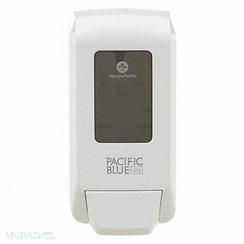 GEORGIA-PACIFIC Soap/Sanitizer Dispenser White Plastic, 52PG17