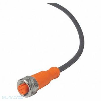 IFM Cordset 5 End 1 Pins Cable 5m L 4A Max, 52RR35