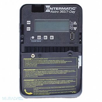 INTERMATIC Electronic Timer Astro 7/365 Days 30A, 52RU62