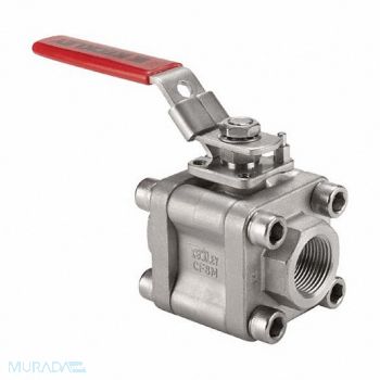 KECKLEY Ball Valve 1-1/2 Size 316 SS Full Port, 52RV56