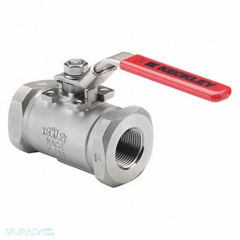 KECKLEY Ball Valve 1-1/2 Size 316 SS Full Port, 52RV96