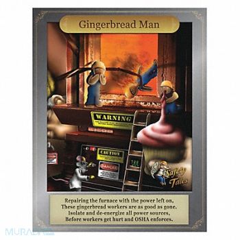 MANCOMM Safety Poster 21 in x 27 in Paper, 52TD73