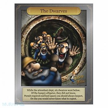 MANCOMM Safety Poster 21 in x 27 in Paper, 52TD75