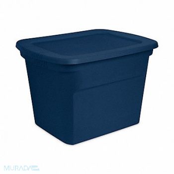 STERILITE Storage Tote Blue Polypropylene, 52VN72