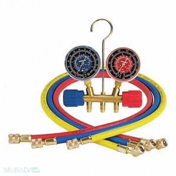 ROBINAIR Manifold Gauge No Hoses 3 36 L, 52VN94