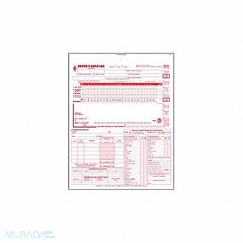 JJ KELLER Drivers Logbook 5 In 1 With Carbon, 52VP48