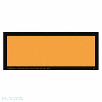 JJ KELLER Hazmat ID Placard 15-3/4 H 6-1/4 W, 52VP97