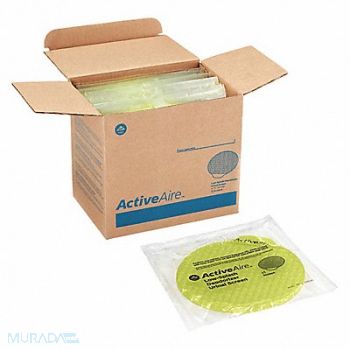 GEORGIA-PACIFIC K2059 Urinal Screen Round Yellow 3.68 oz PK12, 52WP69