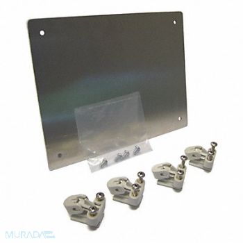 HUBBELL-WIEGMANN Swing Panel Kit 6.00 L 2.00 W Aluminum, 52XE52