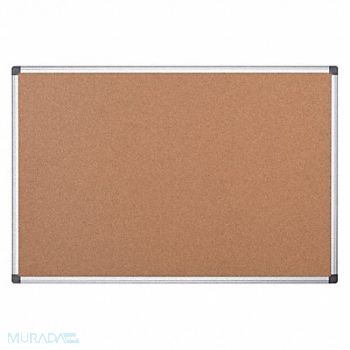 MASTERVISION Bulletin Board Cork 94-1/2 W, 52XG57