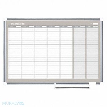 MASTERVISION Dry Erase Board 25-63/64 H 42-21/64 W, 52XG63