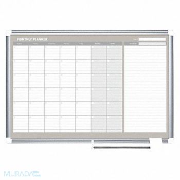 MASTERVISION Dry Erase Board 37-13/16 H 50-13/64 W, 52XG65