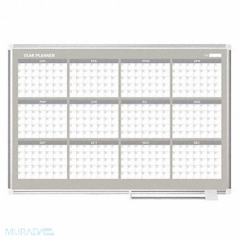MASTERVISION Dry Erase Board 37-13/16 H 50-13/64 W, 52XG67