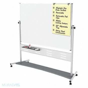 MASTERVISION Dry Erase Board 80 H 76 W, 52XG89