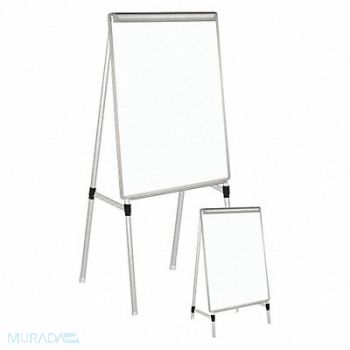 MASTERVISION Dry Erase Board Easel 79 H 30 W, 52XG98