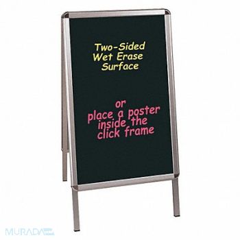 MASTERVISION Double Sided Sign Holder 39-1/2 H, 52XH09