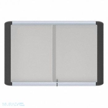 MASTERVISION Enclosed Bulletin Board 72 W 48 H, 52XH23