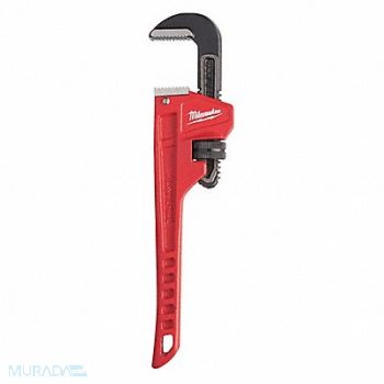 MILWAUKEE Pipe Wrench Ergonomic Serrated 10, 52XH81