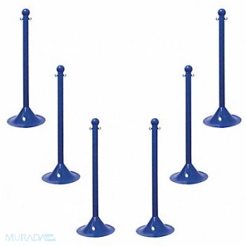 MR. CHAIN Stanchion Post Dia 2 Blue PK6, 52YA56