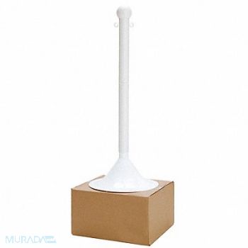 MR. CHAIN Stanchion Post Dia 2 White, 52YA61