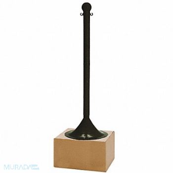 MR. CHAIN Stanchion Post Dia 2 Black, 52YA63