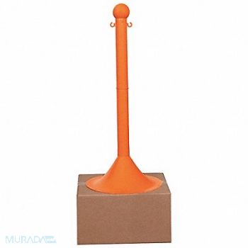 MR. CHAIN Stanchion Post Dia 2 Safety Orange, 52YA66