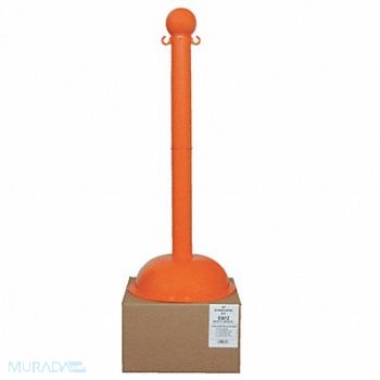 MR. CHAIN Stanchion Post Dia 3 Safety Orange, 52YA80