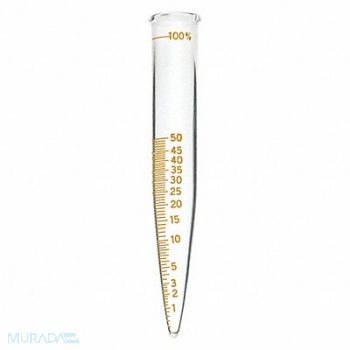 LK INDUSTRIES Centrifuge Tube Clear 12.5mL Cap. PK12, 52YH69