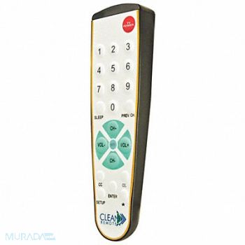 CLEAN REMOTE Remote Control Universal White/Black, 52YK82