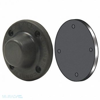 MAG-MATE Magnetic Door Holder EPDM Rubber Black, 52YZ72
