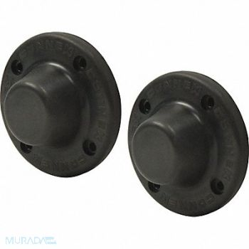 MAG-MATE Magnetic Door Holder EPDM Rubber Black, 52YZ73