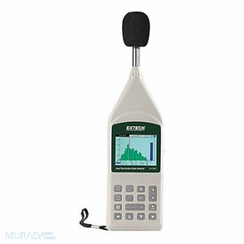 EXTECH Sound Level Meter LCD 30 to 130 dB Range, 52ZK76