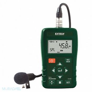 EXTECH Noise Dosimeter LCD 30 to 130 dB Range, 52ZK78