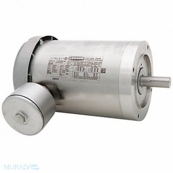 LEESON Washdown Motor 2 HP 3490 143TC 230/460V, 52ZW28