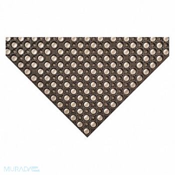 NOTRAX Drainage Mat 4 ft L 3 ft W Black, 53AE79