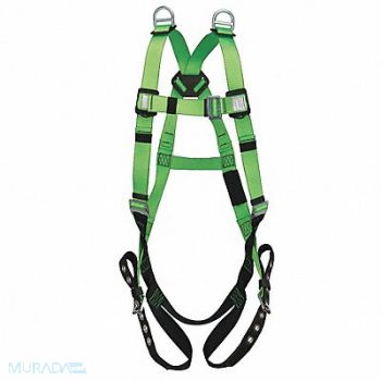 PEAKWORKS Full Body Harness Universal 310 lb Grn, 53AZ16