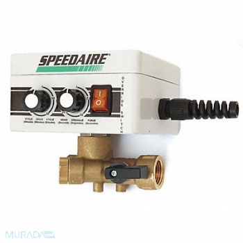 SPEEDAIRE Auto Drain Valve Drain Size 1/2 4.0 gpm, 53CE44